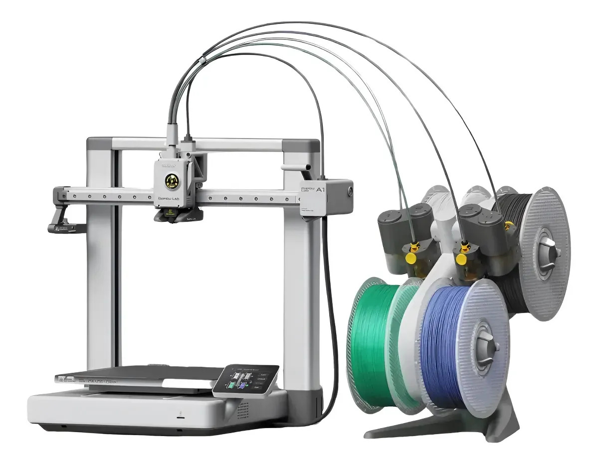 Impressora 3d Bambu Lab A1 Com Ams Lite Combo 4 Cores