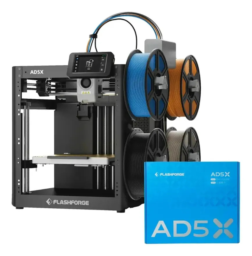 Impressora 3d Flashforge Ad5x Multicolorida Kit Fechamento