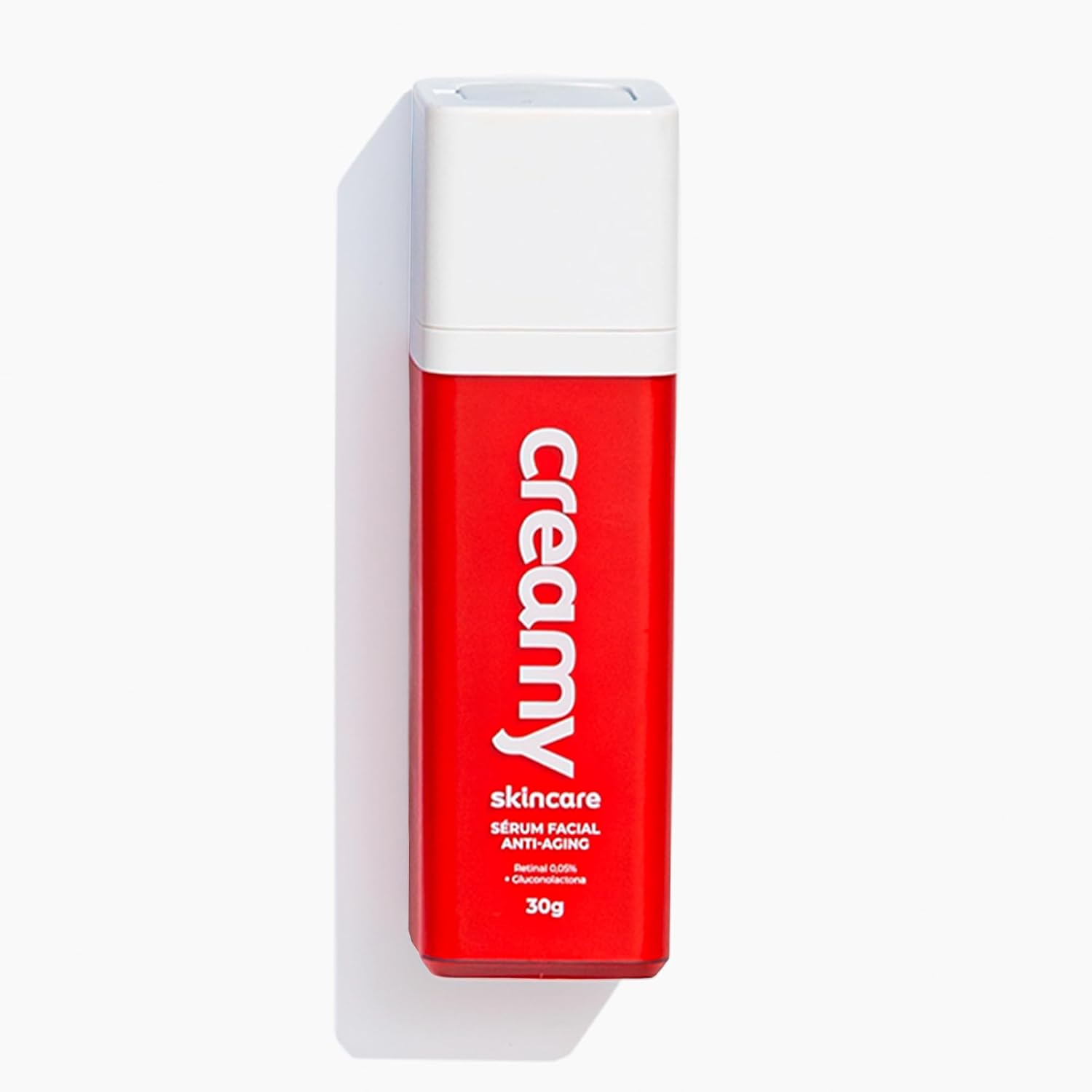 Creamy Skincare Sérum Facial Retinal 30g | Melhora Rugas, Reduz Poros Dilatados, Controla Brilho, Promove Firmeza, Uniformiza Tom | Todos os Tipos de Pele, Noturno