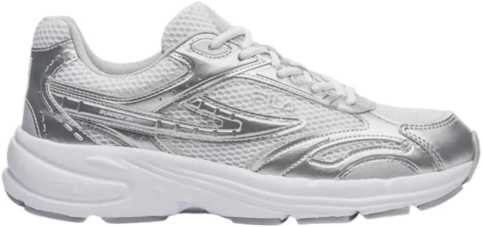 Tênis Fila Runner 2K Feminino Branco e Cinza