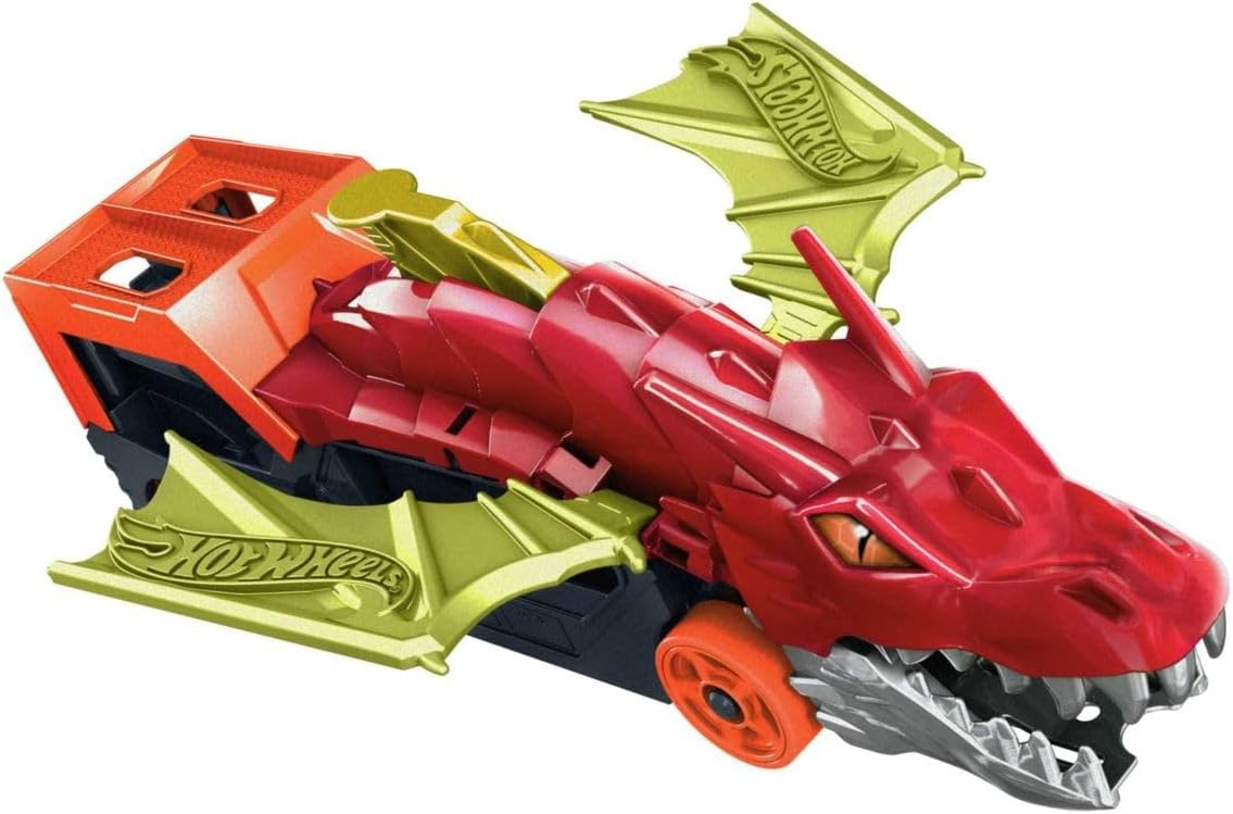 Hot Wheels City Pista de Brinquedo Reboque de Dragão 3 anos