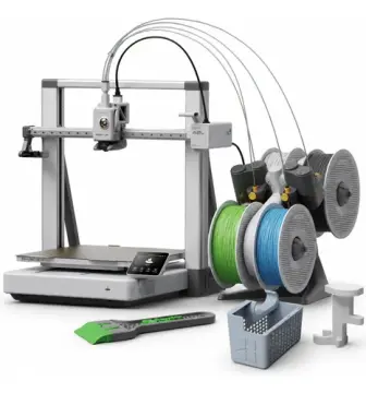 Impressora 3d Bambu Lab A2l Combo C/ Ams Lite Multicolor Kit 110v Prata