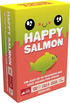 Asmodee Galápagos Happy Salmon, 3 a 8 Jogadores, Idade +8