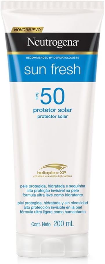 Protetor Solar Corporal em Loção Neutrogena Sun Fresh, FPS 50, 200ml