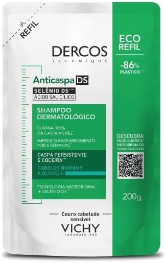 Vichy, Dercos Shampoo Anticaspa para Cabelos Normais a Oleosos
